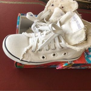 No Name cotton canvas sneakers White gardenia Used twice In Box